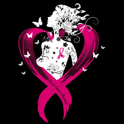 Download Free Pink Fairy Breast Cancer Awareness Silhouette